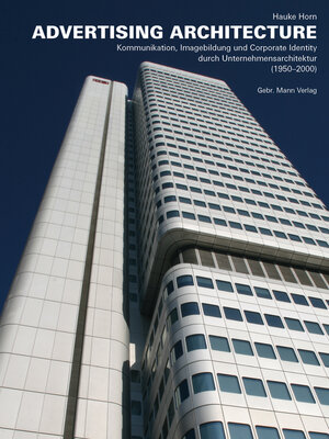cover image of ADVERTISING ARCHITECTURE